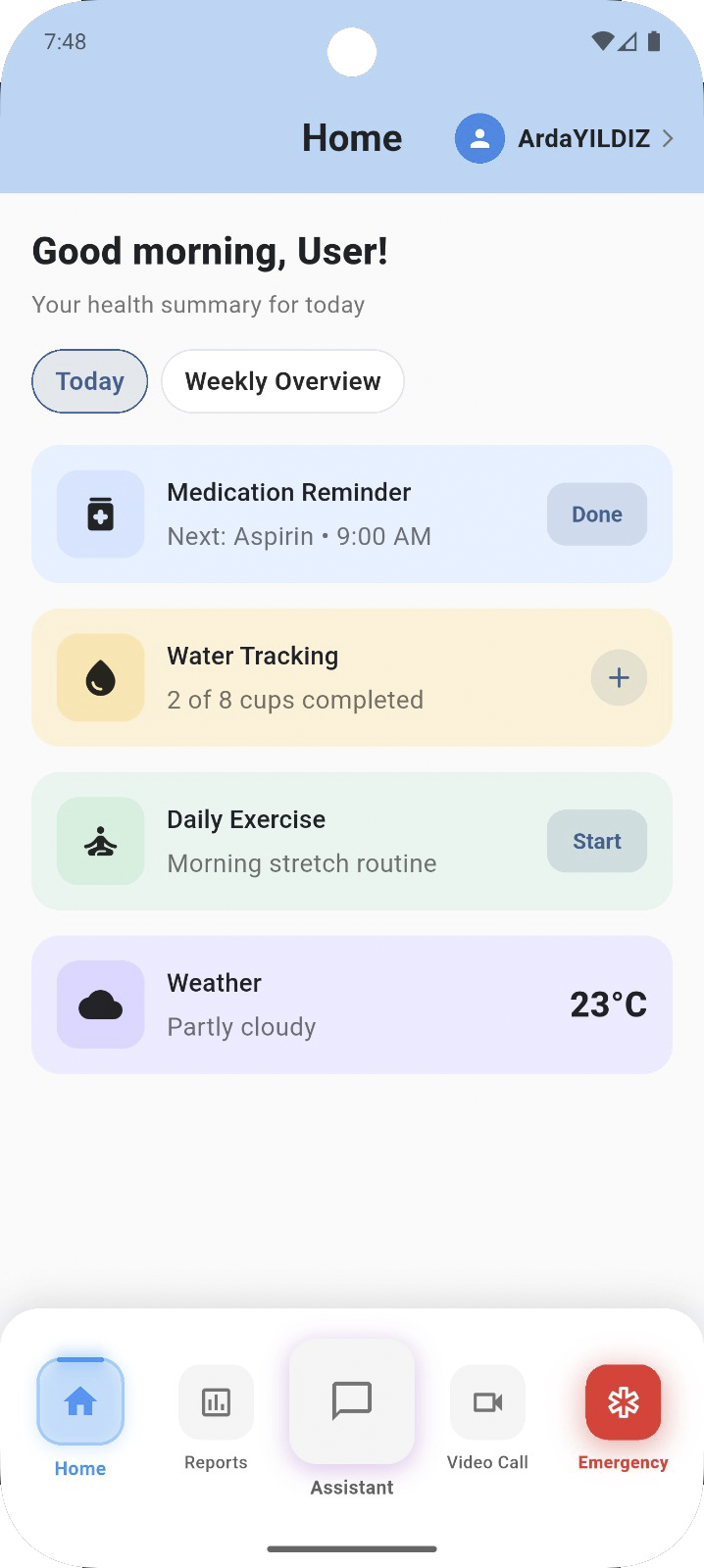 Helma AI App Screen 1